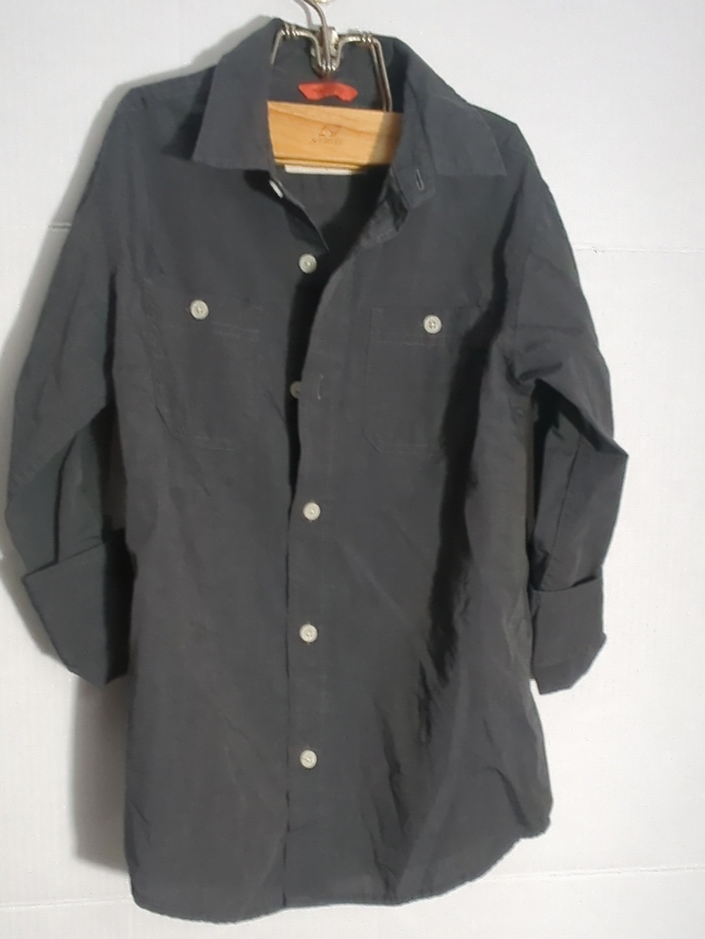 urban pipeline Charcoal Button-Up Shirt Jacket